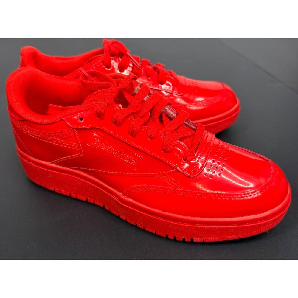 Reebok X Cardi B Club C Double FZ5219 Instinct Red Womens 8.5 New